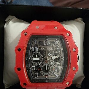 Activa Red Men's Watch
